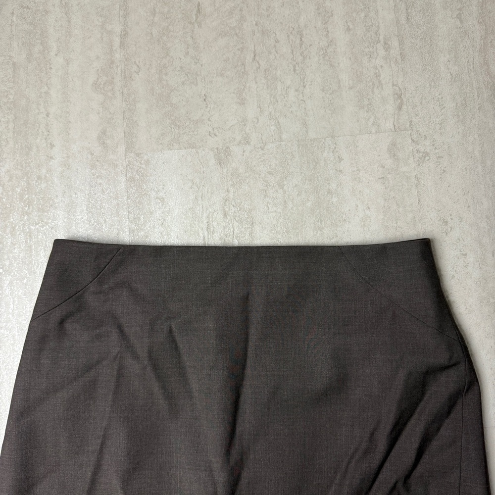 Ann Taylor wool pencil skirt brown size 8 - Picture 3 of 9